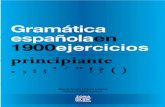 Gramática española en 1.900 ejercicios ... · Gramática española en 1.900 ejercicios (Principiante) - Material de muestra 88.2 Completa las siguientes oraciones con el verbo entre