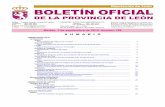 Diputación de León BOLETÍN OFICIAL - elbierzodigital.com · ... 25 Mancomunidades de ... por el arquitecto don Manuel astorgano Feo, ... contados desde el siguiente a la publicación