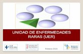 UNIDAD DE ENFERMEDADES RARAS (UER) · Recursos sobre ER • Asociación Española para el estudio de los Errores Innatos del Metabolismo (AECOM) • Orphanet • Centro de Investigación