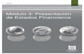 Módulo 3: Presentación de Estados Financieros - E-Lernovaelernova.edu.co/.../pdf/3_PresentaciondeEstadosFinancieros.pdf · Módulo 3: Presentación de Estados Financieros . ...