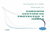 EUROWIN GESTIÓN DE PROYECTOS Y OBRAS Estandard/me... · Mediciones en las certificaciones ... Importación de presupuestos de Presto ... Eurowin Proyectos y Obras no es un módulo