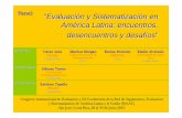 Panel: Evaluación y Sistematización en América Latina ...api.ning.com/files/tIBDVzXvuJYAAs*m8iyG6VZdC3N74uEClU5E6AyCUxt3p20... · “Evaluación y Sistematización en América
