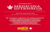 SYLLABUS 2015 MEDICINA INTENSIVA · Inicio Indice Volumen 32 - Nº 3 - 2015 • SYLLABUS Sociedad Argentina de Terapia Intensiva COMISIÓN DIRECTIVA (2013-2015) Presidente Néstor