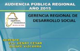 GERENCIA REGIONAL DE DESARROLLO SOCIAL - Peru · Trabajo y Promoción del Empleo Vivienda y Construcción Archivo . SUB GERENCIA DE PARTICIPACION SOCIAL. FUNCION: ...