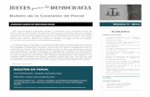 Boletín de la Comisión de Penal - Inicio - Juezas y Jueces para la … 4 2013.pdf · sólo se castigarán cuando expresamente lo disponga la Ley”-, establece que los delitos contra