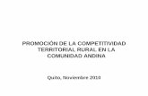 PROMOCIÓN DE LA COMPETITIVIDAD TERRITORIAL RURAL uasb.edu.ec/UserFiles/381/File/JT1.pdf · Alcohol