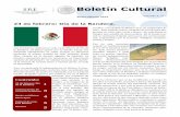 Boletín Cultural - consulmex.sre.gob.mxconsulmex.sre.gob.mx/frankfurt/images/stories/pdf/bol enero-febrero... · la Bandera. El lábaro patrio con su diseño actual, fue ... lizada