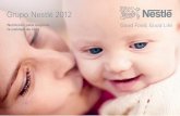 Grupo Nestlé 2012 - nestle.com · Productos para animales de compañía No repartidos (b) Total Grupo (a) Principalmente Nespresso, ... En los últimos años la Hoja de Ruta 4x4x4
