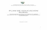 PLAN DE EDUCACIÒN RURAL - Colombia Aprendeaprende.colombiaaprende.edu.co/ckfinder/userfiles/files/PER_VALLE... · actividad agropecuaria desarrollada en zonas rurales, de la cual