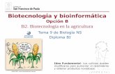 Opción B B2. Biotecnología en la agriculturadpbiologia.weebly.com/uploads/2/1/5/5/21553524/gtp_t9.biotecnolog... · exceso de sodio en el interior de las vacuolas, ha sido introducido