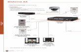 Sistema A - optimusaudio.com · Cámara tipo domo PAL con indicador LED - IP67 • Sensor de color Sony Super HAD CCD 1/33 • Lente varifocal de 2,8 a 12 mm • NTSC/00 líneas/3