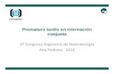 Congreso Argentino de Neonatología Ana Pedraza. Neonatologia/Dia 3 Vie... · Clinical report from the Pilot USA Kernicterus Registry (1992 to 2004) L Johnson, VK Bhutani, K Karp,