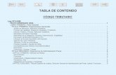 TABLA DE CONTENIDO - dentrode.com.ar · tabla de contenido cÓdigo tributario ley nº 6.006 –texto ordenado 2004– .....1 libro primero. parte general