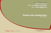 DATOS DE POBLACIÓN DE ZARAGOZA (2012) - La Web de la ... · Evolución de la población de Zaragoza (2001-12) ... Padrón Municipal de Habitantes (año 2012) – Página web del