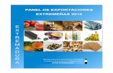 PANEL DE EXPORTACIONES EXTREMEÑAS 2016 - Juntaex · Las exportaciones del Sector del tabaco crecieron un 5,2% en 2016 respecto a las del año anterior, y en el producto del panel,
