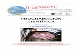 20171008 II CEMACYC Programacion científica Version 1.0ciaem-redumate.org/cemacyc/public/conferences/1/20171008_Programac... · mejores calidades y proyecciones de carácter internacional.