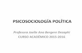 PSICOSOCIOLOGÍA POLÍTICA - biblioteca.ucm.esbiblioteca.ucm.es/data/cont/docs/400-2016-04-08-15-16 802459... · Hay que recalcar, entre ellas, el conocimiento de los procesos grupales