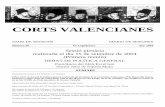CORTS VALENCIANES - Inici-ARGOS · fica el artículo 50 de la Ley 5/1983, del 30 de diciembre, del Gobierno Valenciano. Para formular la declaración de política general, ...