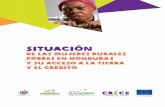 SITUACIóN - oxfamblogs.org · relevante el tema de las mujeres rurales pobres, aspecto crucial en la construcción de una sociedad más justa. ... En el nivel nacional se caracterizó