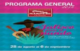 programa general para impresion · Una vez más volvemos a vestir de ﬁesta a Jalisco, más de dos décadas de llenar a nuestra perla tapatía de cultura y tradición. El mariachi