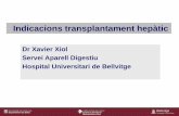 Dr Xavier Xiol Servei Aparell Digestiu Hospital ... · • Antecedents de peritonitis bacteriana ... Cirrosi hepàtica: història natural Supervivència després de la primera descompensació