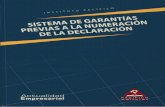 Sistema de Garantías Previas a la Numeración de la Declaraciónaempresarial.com/web/libro_online/archivos/sistema-garantias_11.pdf · en el artículo 131º de la Ley General de