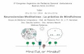 Neurociencias Meditativas : La práctica de Mindfulness · Mindfulness, Atención Plena o Conciencia Plena es la conciencia que surge a través de la práctica de meditación formal