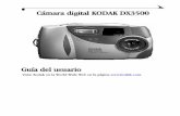 Cámara digital KODAK DX3500resources.kodak.com/support/pdf/es/manuals/urg00007/6B5428_GLB_es.pdf · la tapa del compartimento. ... conmutador de encendido a la ... hora aparece automáticamente