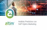 Análisis Predictivo con SAP Hybris Marketing · La tecnología que aporta valor a nuestros ... ¿Qué es y qué nos permite? Análisis Predictivo . ... control capacidad .