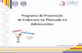 Programa de Prevención de Embarazo no Planeado en Adolescentesconsejo.facmed.unam.mx/home/ponencias/00021_may30k18.pdf · Antecedentes de embarazo adolescente en México Más de