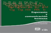 Esperanto y humana - Centro Regional de Investigaciones ... · Nájera Sepúlveda, María Isabel, autor. Esperanto y comunicación humana / María Isabel Nájera Sepúlveda. -- Segunda