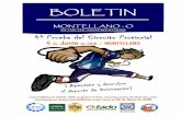 BOLETIN - montellano-o.es · primera inscripción en el primer campo de la ficha de ... 14.00 h. del martes anterior a la disputa de la jornada: ... II-ALJARAFE Gabriel Sánchez ...