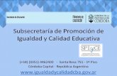 Cronograma y temas del curso - igualdadycalidadcba.gov.ar · • Promedu • Plan de Movilidad ... PRECEPTORES II