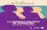 La paridad poLítica en argentina Avances y Desafíosobservatoriogenero.senado-ba.gov.ar/Informes/PNUDArgent-InfAtenea... · argentina Caminotti, Mariana La paridad política en Argentina: