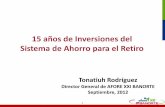 15 años de Inversiones del Sistema de Ahorro para el Retiroimef.org.mx/Descargascomites/IntermediacionFinanciera/2012/sept... · 1 15 años de Inversiones del Sistema de Ahorro para