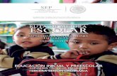 Secretaría de Educación Pública Subsecretaría de Educación ... · • Analice los registros presentados en el Reporte de Evaluación de Educación Preescolar como un elemento