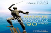 MASACRE - infoagrocolombia.com 90 AÑOS DE LA MASACRE... · las bananeras y al sindicalismo colombiano: un trabajador con un machete en alto, en actitud digna y desafi- ... BREVE