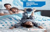 INFORME FINANCIERO 2014 - homecenter.com.co · acondicionamiento de edificaciones con 7.7%, y la de los establecimientos financie-ros, seguros y servicios con 5.5%. La inflación