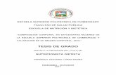 ESCUELA SUPERIOR POLITÉCNICA DE CHIMBORAZO FACULTAD DE ...dspace.espoch.edu.ec/bitstream/123456789/1245/1/34T00213.pdf · peso, un tallimetro Secca para la toma de la estatura y