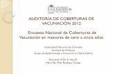 AUDITORÍA DE COBERTURAS DE VACUNACIÓN 2012 …calisaludable.cali.gov.co/saludPublica/2012_PAI/2012_reunion_nal/... · CUESTIONARIO ENTREVISTAS ... Inmunizaciones (PAI) de cuatro