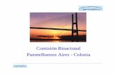 Comisión Binacional PuenteBuenos Aires - Colonia · Puentes Secundarios (3) 200 32 Viaductos de Aproximación 100 Variable Viaductos de Conexión 40 8 * Las alturas se refieren al