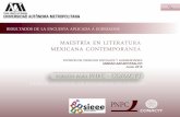 MAESTRÍA EN LITERATURA MEXICANA CONTEMPORÁNEA - … · de la encuesta aplicada a los egresados de la Maestría en Literatura Mexicana Contemporánea de la División de Ciencias