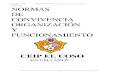 C.E.I.P EL COSO NORMAS DE CONVIVENCIA, …ceip-elcoso.centros.castillalamancha.es/sites/ceip-elcoso.centros... · el Real Decreto 732/1.995 de 5 de Mayo sobre Derechos y deberes de