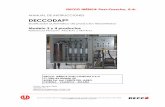 DECCODAF · - Las secciones de las líneas trifásicas son recomendadas para cables de Cu con tensión nominal de aislamiento de 1000V y su longitud no debe ser superior a 100m. ...
