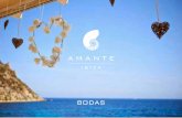 BODAS - Beach Restaurant Ibiza - Ibiza Restaurants - Ibiza … · 2018-03-29 · El mínimo de invitados para celebrar bodas exclusivas en Amante es de 60 adultos. 2. ... El menú
