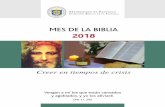 MES DE LA BIBLIA 2018 - iglesiadesantiago.cliglesiadesantiago.cl/arzobispado/site/artic/20180814/asocfile/... · Pedro entre las olas: ¿Sientes que la fe es muchas veces caminar