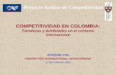 Proyecto Andino de Competitividad COMPETITIVIDAD EN … · mano de obra y capital, sin cambios importantes en el tiempo. ... BOLIVIA CHILE COLOMBIA ECUADOR PERU VENEZUELA Petróleo