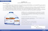FICHA TECNICA CAÑA D - Agronovaagronova.com.mx/Pdfs/canaD.pdf · FICHA TECNICA CAÑA D (AMETRINA + 2,4-D-ESTER) Introducción: CAÑA D es una mezcla de dos herbicidas (AMETRINA +