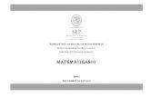 MATEMÁTICAS III P (A MATERNO - bachilleratoenred.com.mx · distintas competencias para la resolución de problemas matemáticos que trasciendan ... explicar e interpretar sus ...