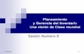 Planeamiento y Gerencia del Inventari Una visión de Clase ... · Ing. Victor León 27/06/2007 Derechos Reservados© 3 Estrategias de control de inventarios:. Modelos estáticos y